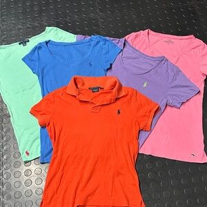 Ralph Lauren bundle!!- Sizes S/M Orange, Blue, Purple, Green, Pink